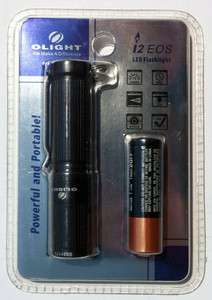 OLIGHT i2 EOS Cree LED Flashlight Keychain AA Battery  