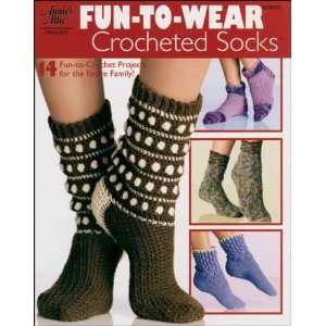  Annies Attic fun to wear Crocheted Socks Arts, Crafts & Sewing