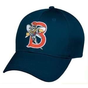  MiLB Minor League ADULT BINGHAMTON METS Navy Blue Hat Cap 