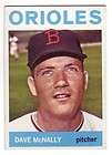 1964 Topps Baltimore Orioles Lot Dave McNally  