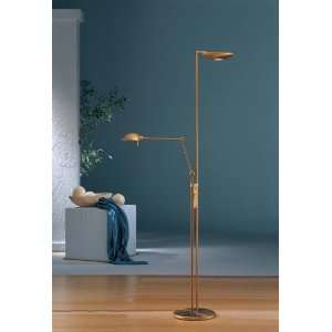 Holtkotter 2501/1+1*HPN AB Brass Floor Lamp