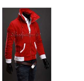 NWT Mens Premium Colors Pached Hoody Jacket M L XL XXL  