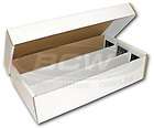 BCW 3000 COUNT SUPER SHOE TRADING CARD CARDBOARD STORAGE BOXES
