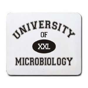  UNIVERSITY OF XXL MICROBIOLOGY Mousepad