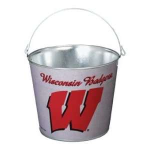 Wisconsin Badgers NCAA Metal Pail 