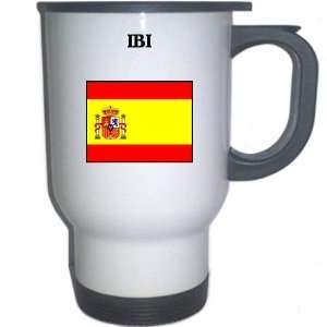  Spain (Espana)   IBI White Stainless Steel Mug 
