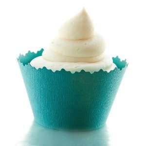 Blue Cupcake Wrapper   Set of 12   Liners Enhance the Sprinkle, Icing 