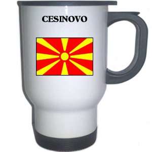  Macedonia   CESINOVO White Stainless Steel Mug 