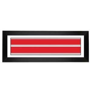  Red Stripes Giclee 52 1/8 Wide Wall Art
