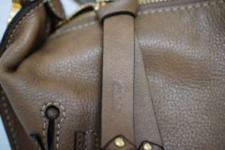 Chloe Large Marcie Leather Satchel Shoulder Bag Nut Taupe Brown $1,795 