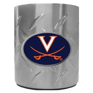 Virginia Cavaliers NCAA Team Logo Diamond Plate Beverage Can Holder 