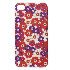 Gino IMD Tri Color Flowers Hard Plastic Back Case Protector for iPhone 
