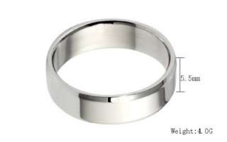 JRS01 Mens Fashion Silver Stainless Steel Ring Size 9  