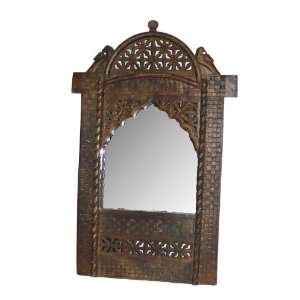  Hand Carved Indian Mirror