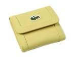 Lacoste Women Female Lady New Classic Tri fold Wallet Golden Mist 