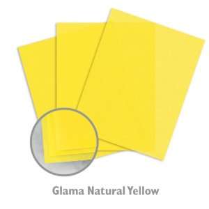  Glama Natural Yellow Paper   250/Package