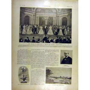  1905 Theatre Variety Mazeau Orchid Tunisia Snow Print 