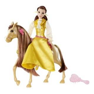  Disney Sparkling Princess Belle Doll & Horse Giftset Toys 