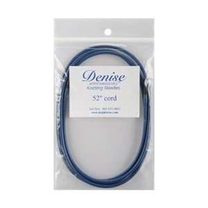  Denise Interchangeable Knit & Crochet Long Cord 52 Blue 