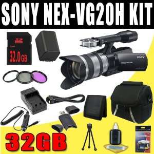  Sony NEX VG20H Interchangeable Lens HD Handycam Camcorder 