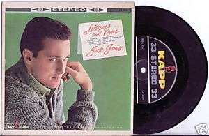JACK JONES JUKEBOX 331/3 RPM EP & PC LOLLIPOPS & ROSES  
