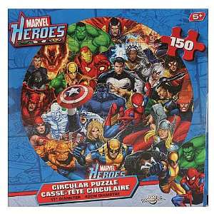  Marvel Heroes 150 pc. Circular Puzzle Toys & Games