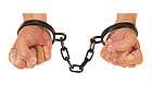 jailbird wrist shackles prisoner accessories for halloween one day 