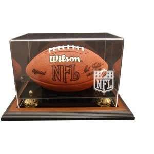  NFL Logo Gear Zenith Football Display   Brown Sports 
