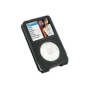  Apple iPod Classic (160GB) Leather Sleeve Type Case (Black 