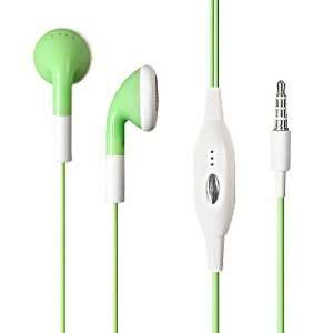  3.5mm Green In Ear Headphones Earphones Earbud For iPhone iPod 