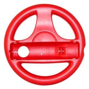   Red Mario Kart Steering Wheel Controller for Wii Games Video Games