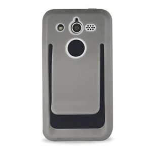  Brand SKIN CLIP EASE CASE Polymer GRAY With belt clip Sleeve Rubber 