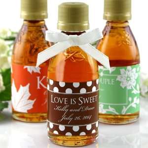  Personalized Maple Syrup Favors