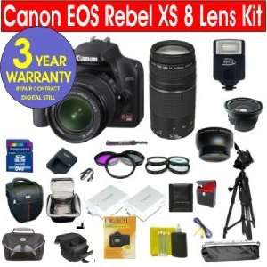  Canon EOS XS (1000D) 10.1 MP Digital SLR Camera with 8 