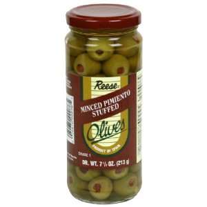  Reese, Olive Stfd Manz Pimnto Plcd, 7.5 OZ (Pack of 12 