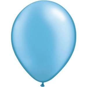  5 Azure Pearlized Balloons (100 ct) (100 per package 