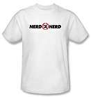 Chuck Long Sleeve T shirt TV Series Nerd Herd White Shi