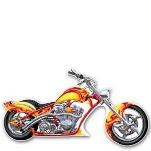  Yellow Chopper Large Wall Decal