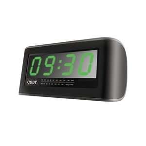   FM Alarm Clock Radio W/ 2 Inch Jumbo Display 3.5mm Audio Line In Jack