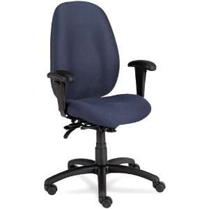 Global 31403BKPB08 Malaga Series High Back Multi Tilter Chair, Acrylic 