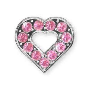  Dickens Closet Create a Collar Crystal Heart Pink 10mm 