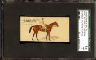 1889 N230 Famous Running Horses ROBERT THE DEVIL SGC 84  