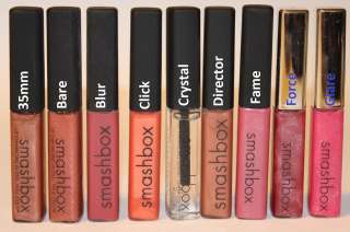 Smashbox Your Choice of 5 Lip Glosses NEW 50 shades to choose from 
