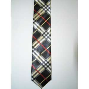  houndstooth plaid necktie dad brother tie holiday 