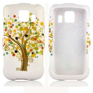 White Tree Hard Case Phone Cover for LG Optimus S  