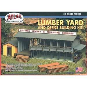  Atlas Model   Lumber Yard & Office Kit HO (Trains) Toys 