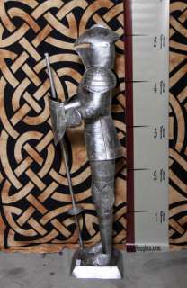 Foot SILVER Suit of Armor Knight   Jousting  