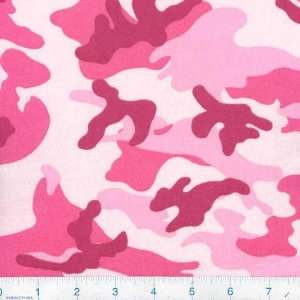  60 Wide Jersey Knit Fabric Camo Pink By The Yard Arts 