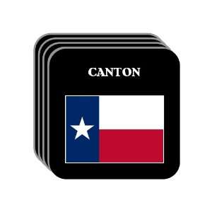  US State Flag   CANTON, Texas (TX) Set of 4 Mini Mousepad 