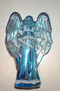 Fenton Glass Irridized Colorful Angel Shelley Fenton  